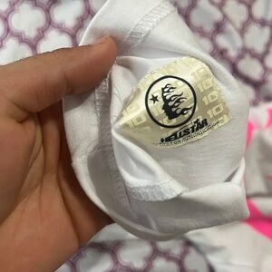 White and Pink Jersey Shirt